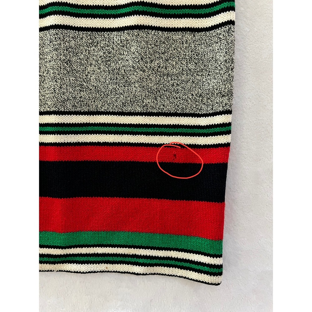 VTG St. John Knit Dress Multicolor Striped Saks Fifth Avenue Dress - sz 6* - Picture 13 of 14